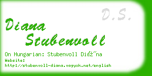 diana stubenvoll business card